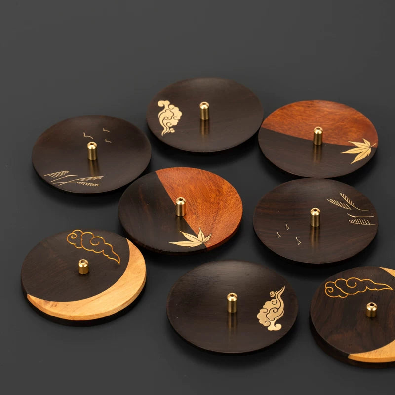 Rosewood Incense Holder Tray Set