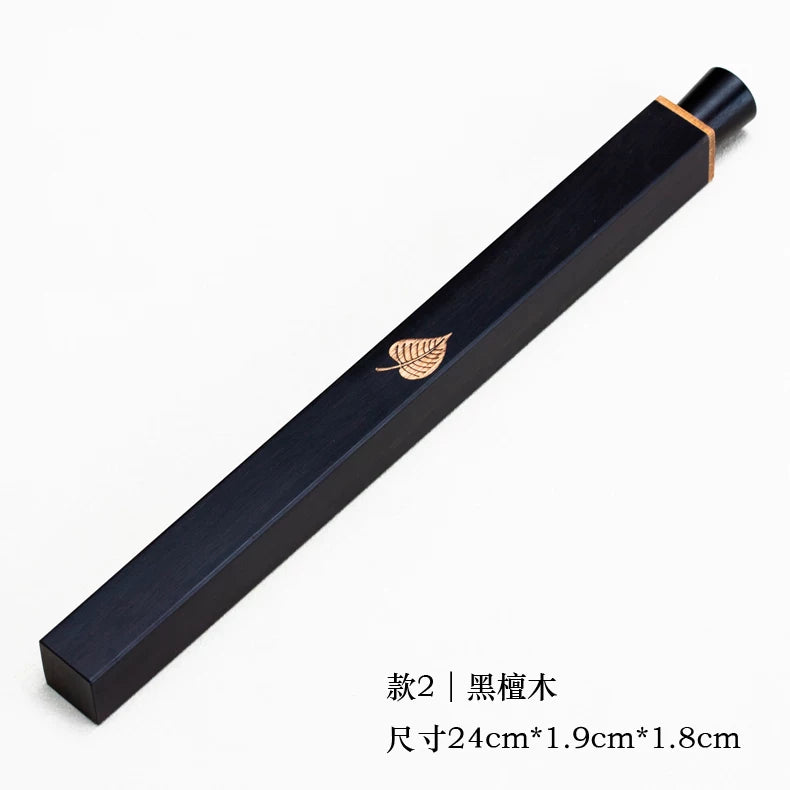 Ebony Incense Storage Tube - Portable