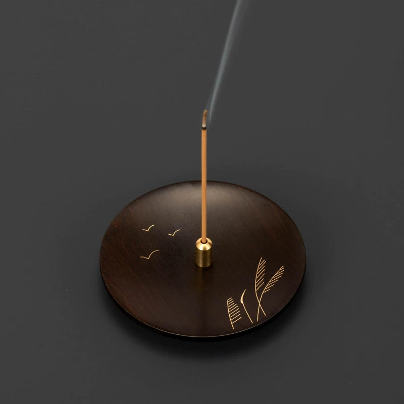 Rosewood Incense Holder Tray Set