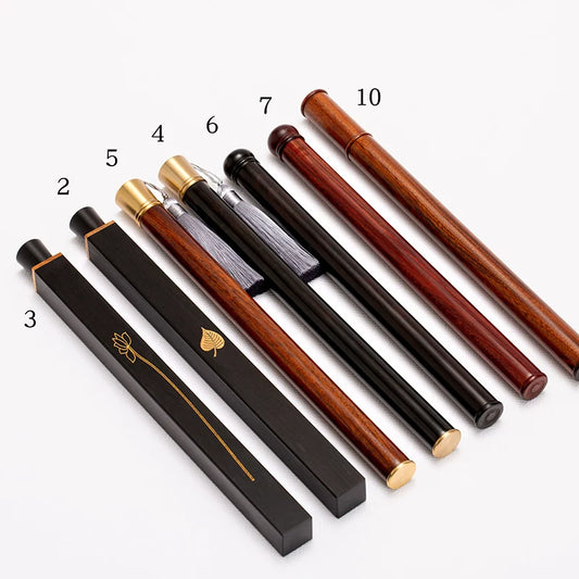 Ebony Incense Storage Tube - Portable