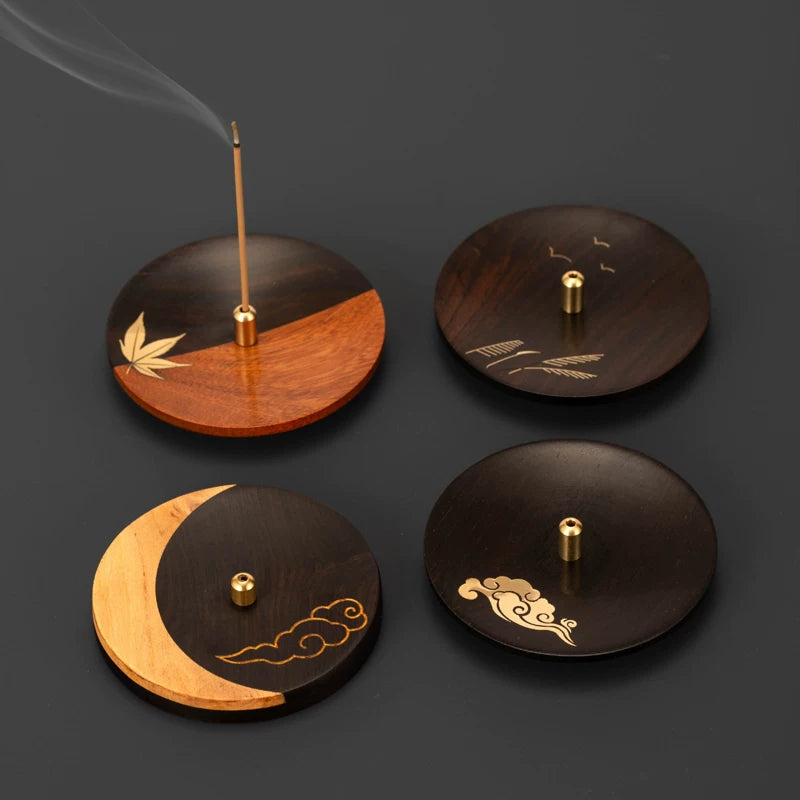 Rosewood Incense Holder Tray Set