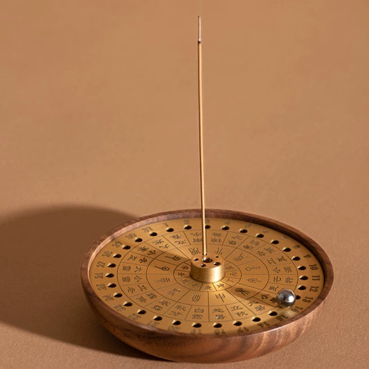 Walnut Wood Incense Gift Set - 24 Solar Terms